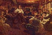 Ilya Repin Party Sweden oil painting artist